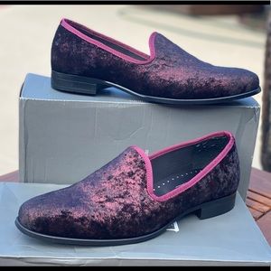 Stacy Adams Burgundy Sultan Slip on shoes